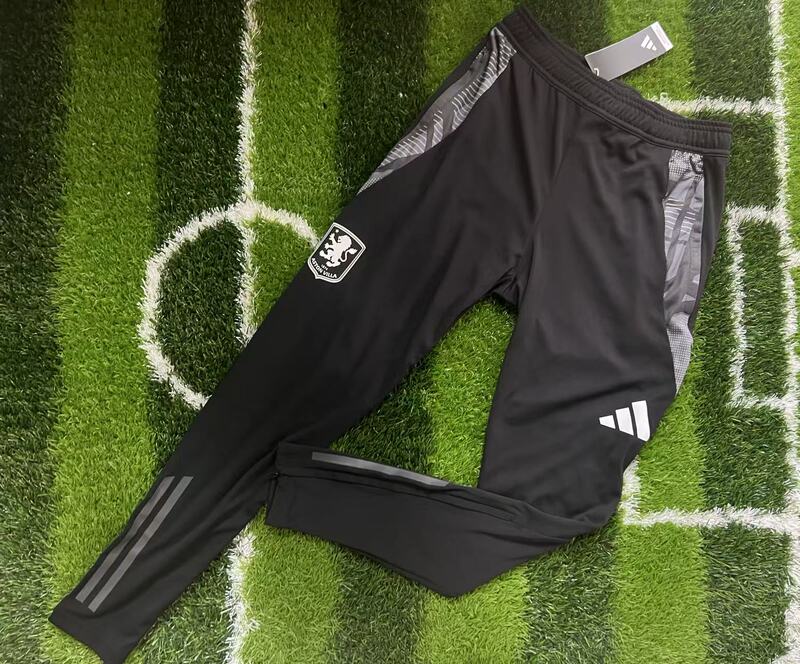 Adidas 2024-25 Premier League Aston Villa Player Version Leggings Sports Pants