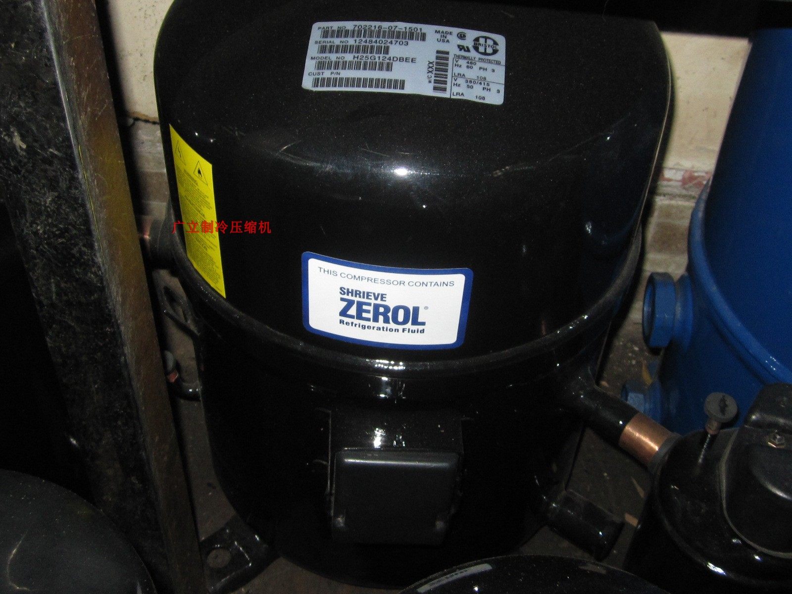 H2BG124DBEE H25G144DBEE new original Bristol chiller central air conditioning compressor