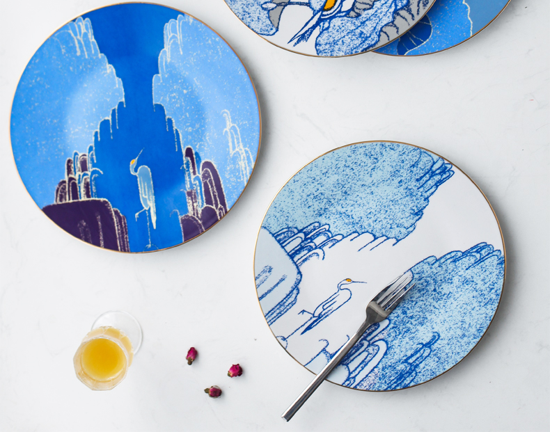 TaoXiChuan hundreds of figure set the tide tableware feed one creative dishes sets jingdezhen web celebrity dishes gifts