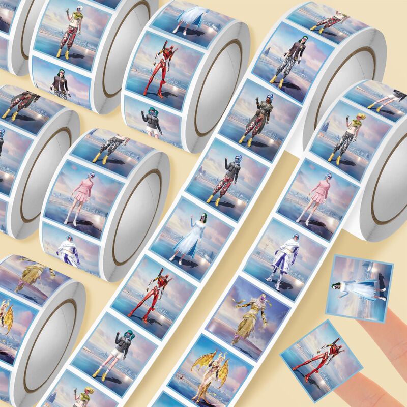 New Peace Elite Creative Stickers for Cool Outfits ins Rolls of Stickers for the Game Battlegrounds, DIY Game Peripheral Stickers