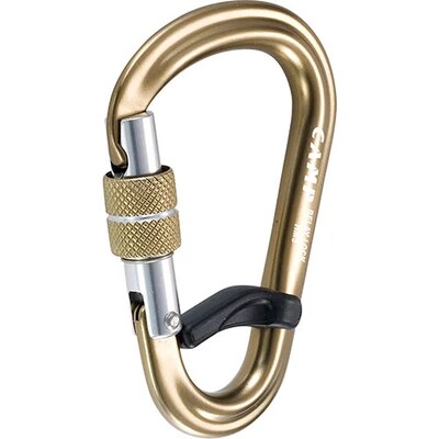 Camp CAMP 1176 HMS BELAY LOCK Positioning Master Lock Pear Thread Lock Aluminum Safety Hook