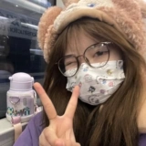 Ультра-световые чайные чайные стаканы для женщин могут быть сопоставлены с степенью миопии и анти-голубым радиационным корейским версией маленьких очков для лица.