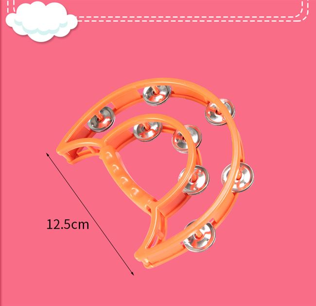 Hot [] tambourine mẫu giáo tay trống trẻ em giáo dục sớm đồ chơi bộ gõ - Đồ chơi nhạc cụ cho trẻ em dụng cụ âm nhạc cho trẻ mầm non