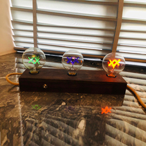 American vintages Decorative Table Lamps Book Room Living Room bedroom Dormitory Bar Coffee Extreme Jane Edison Wood Brick Spotlight