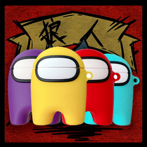 Space Wolf Kills Airpods Protective Sleeves Airpodspro Headphones Sleeve Among Us Wireless Bluetooth Headphones Boxes Ins Superfire Games Airpods Headphone Shell