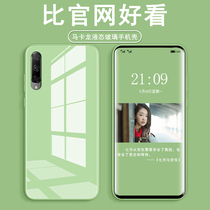 Suitable for Huawei Honor 9x mobile phone shell liquid glass 9xpro mobile phone sleeve silicone gel soft edge v20 protection shell minimalist fashion honor protective sheath mirror pure color 9xp male web red female boomer