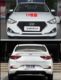 Suitable for 17-18 Models of Hyundai Elantra Front and Rear Bumpers, 17-18 Models Elantra Front Bumper, Rear Bumper, Front Guard Bar Surround