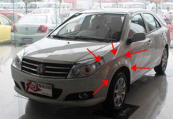 Suitable for Geely King Kong First and Second Generation Fenders, New King Kong Fenders, Left and Right Fenders