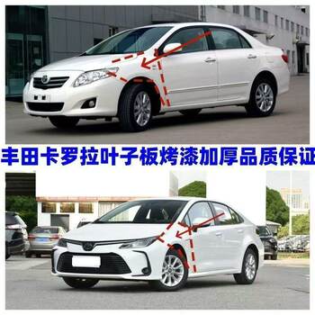 Suitable for 07-21 Toyota Corolla Front Fender, Painted Fender, Corolla Front Wing Panel, Painted