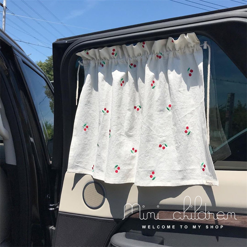 South Korea ins children's car curtain sunshade suction cup sunshade sunshade baby side window telescopic heat shield