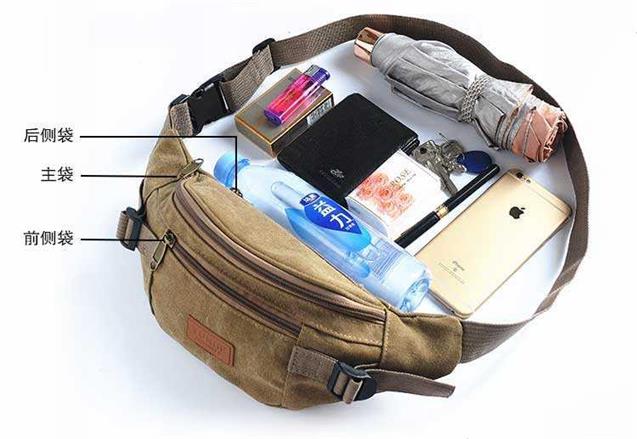 Thời trang túi nhỏ nam Hàn Quốc vải nam túi ngực túi điện thoại di động đa chức năng giải trí Messenger túi nữ kinh doanh thu tiền túi nữ