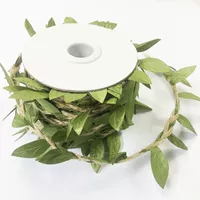 Свежие и простые мори декоративные ротантные листья, большие листья, карта DIY DIY ручной украшения стена творческая веревка зеленые листья десять метров