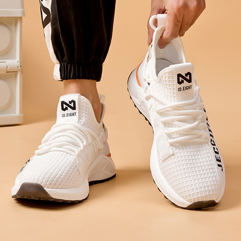 Mai Luosen Summer Extra-Large Size New Mesh Hollow Breathable Versatile Running Sports Trendy Shoes Men's Shoes Fly-Knit Shoes