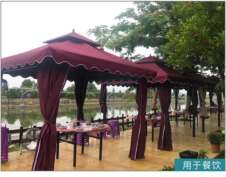 Gian hàng ngoài trời Roman mái hiên chiến dịch quảng cáo ngoài trời lều lớn ngoài trời bốn chân vườn biệt thự hiên - Lều / mái hiên / phụ kiện lều lều cắm trại 6 người