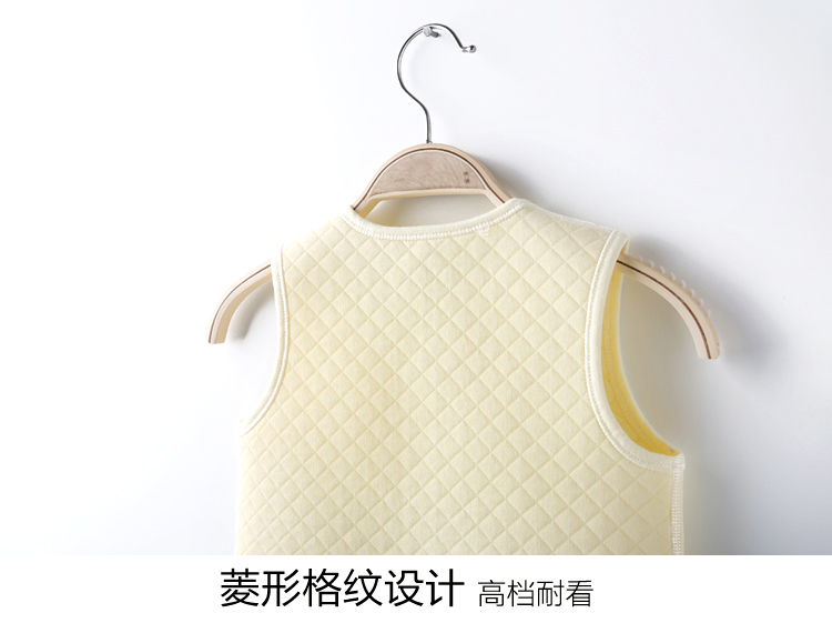 Ang Bay bé cotton hữu cơ vest mùa xuân và mùa thu mùa đông ấm áp bé vest cotton sơ sinh con vest