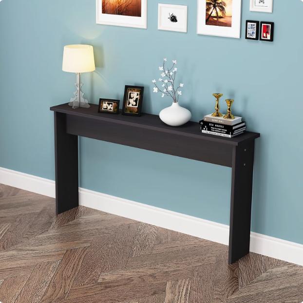Narrow Table 15cm 20cm 30cm 40cm Widened Strip-Shaped Home Bedroom Wall-Side Bedside Wall-Mounted Gap Table for Home Use