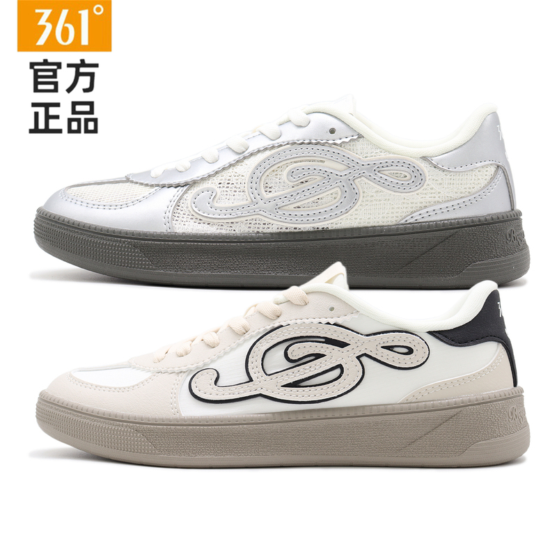 361 Degrees Women's Shoes Music Note Sneakers 2026 Summer Women's Wear-Resistant Non-Slip Sports Shoes Mesh Breathable Same Style as in Stores