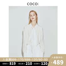 COCOCOZI GUOXIANG (silk)heavy mulberry silk shirt womens spring new loose long-sleeved shirt
