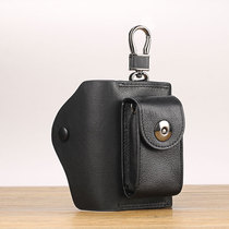 Original Design Mens Car Key Bag Genuine Leather Large Capacity Versatile Creative Personality Lock Spoon Keybag