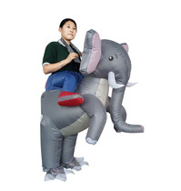 Funny and funny inflatable costume Halloween new and strange toys cosplay riding elephant inflatable costume costume