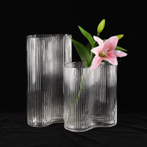 ins creative starry Bell vase Net red vase living room tulip flower arrangement transparent glass large simple