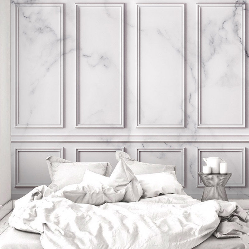 3d method light and luxurious plaster line nursing wall panel Bedroom bedside hotel decorated with plate beauty salon bamboo fiber integrated plate