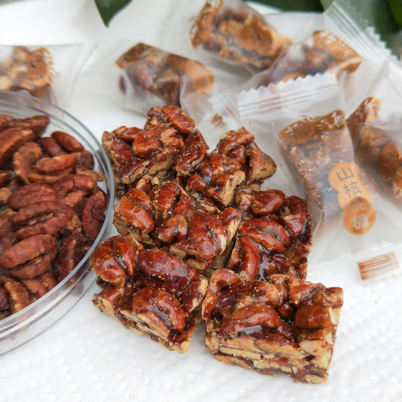 Hangzhou Dialect Zhejiang Hangzhou Tersan Walnut Walnut Walnut Sugar Crisp handmade Lin'an small walnut walnut sugar block 228g