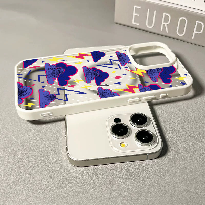 Lightning Thunder Case for iPhone 15 Pro Max, Apple 14 Pro New Model, 16 Pro Max Trendy Cool, 13 Personalized, 12 Protective Cover, 11 Skin-Like Magnetic Anti-Drop Xr Soft Case, XS Max for Boys