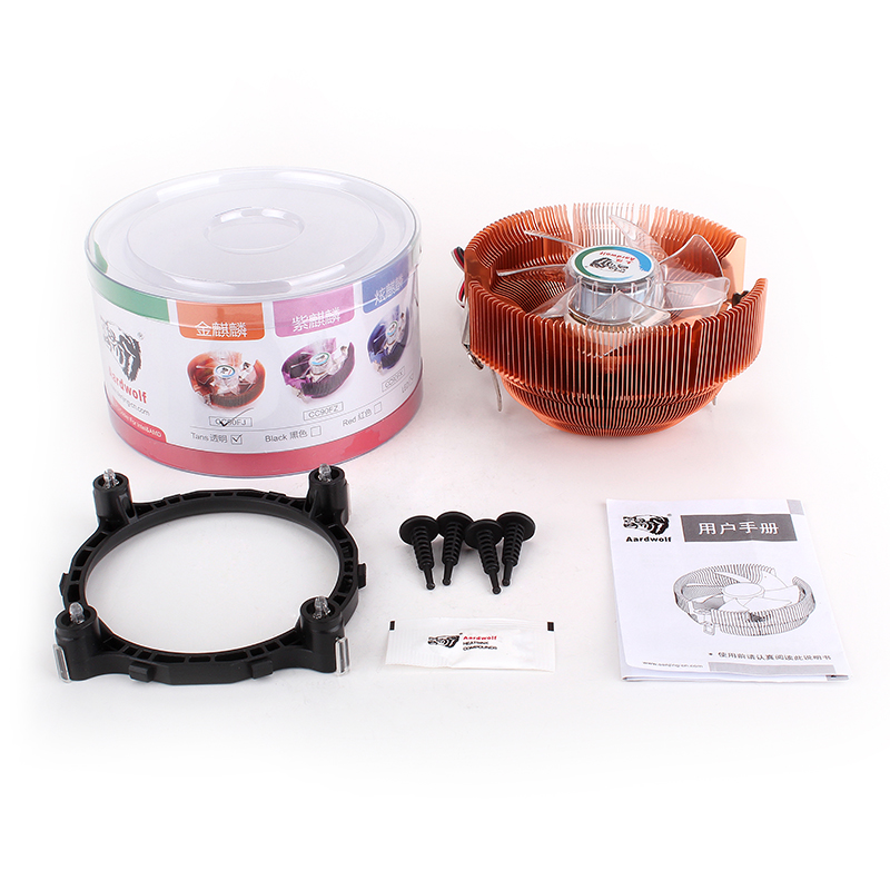 Suitable for Core i33220 3240 multi-platform AMD water-cooled Rilong i7 i5 1155 i9CPU fan cooling