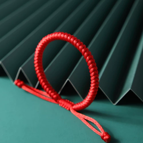 Браслет из красной нити, оберег на день рождения подходит для мужчин и женщин для влюбленных, в корейском стиле, подарок на день рождения