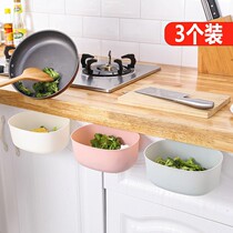 Garbage bin folkless with lid on the cupboard door No lid-style kitchen hearth small pool side bed hanging for home
