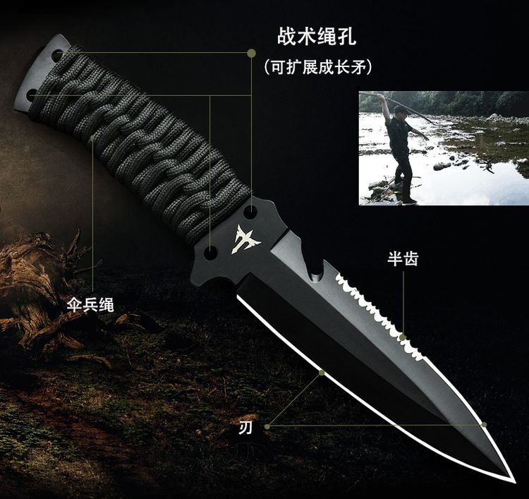 Dao tự vệ Dao vũ khí lạnh Dao di động Tritium Dao sói Dao thẳng Dao có cạnh lực đặc biệt Dao hình học - Công cụ Knift / công cụ đa mục đích