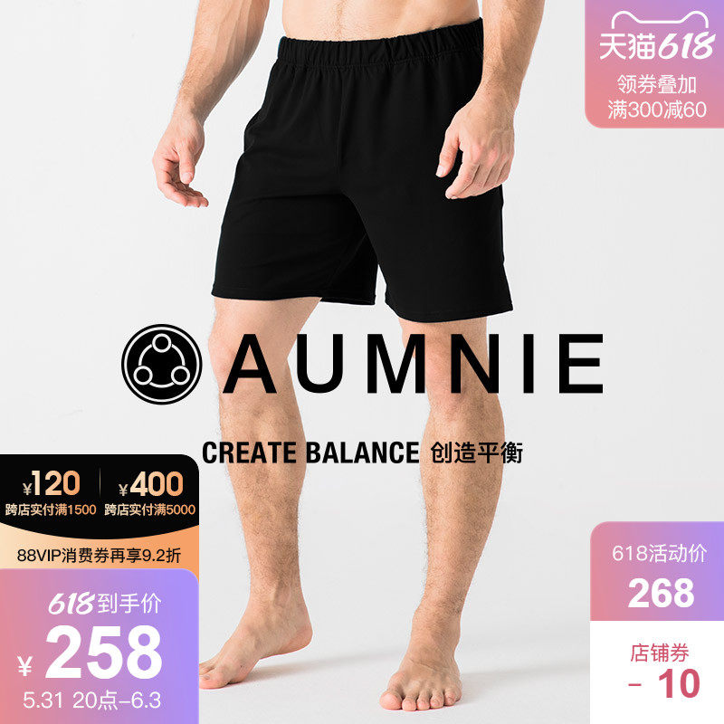 AumNIE Aumini 6 inch Toronto shorts men's fitness training running breathable sweatpants yoga suit