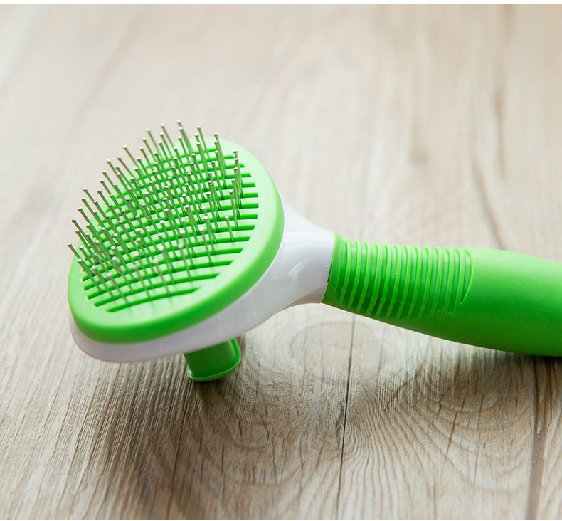 Dog Comb Dog Comb Kim Comb Teddy Hair Comb Brush Golden Retriever Mèo Hair To Float Dog Cung cấp - Cat / Dog Beauty & Cleaning Supplies lược chải lông mèo rụng