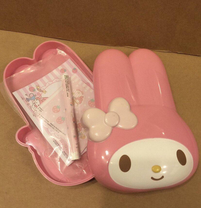 My Melody Limited Edition Figure Storage Box with Stationery Set