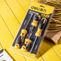 Del screwdriver set household tools magnetic screwdriver set multifunctional household DL3501