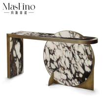 Masfino Modern Fashion Entry is close to the door marble corridor block light luxury door to the wall door