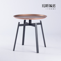  MSFN ▏Rice husk disc coffee table American country minimalist furniture home office creative design a few sides and corners