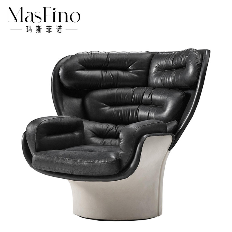 Marsfino Nordic Elda Chair FRP Cabin Cabin Leisure Chair Alien Single-Person Sofa Chair Light Luxury Conversation Chair