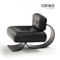 Masfino modern designer creative living room European style light lavish chair Alien small sofa Single casual furniture