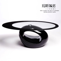 MSFN Nordic Modern Light Extravaganza Design Creative Fashion Art GRP Oval Tea Table Living Room Coffee Table Villa