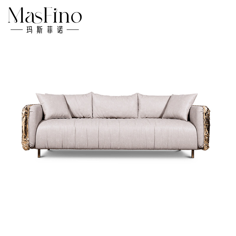 Masfino Italian Light Luxury Simple Multi-Man Piff Balloon Sands Discovered Simple High-End Living Room Customized Furniture