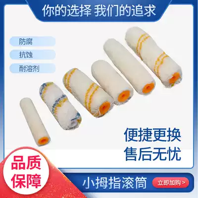 Bang finish 4 inch 6 inch hot melt roller brush latex paint wall brush small paint brush thumb roller brush tool