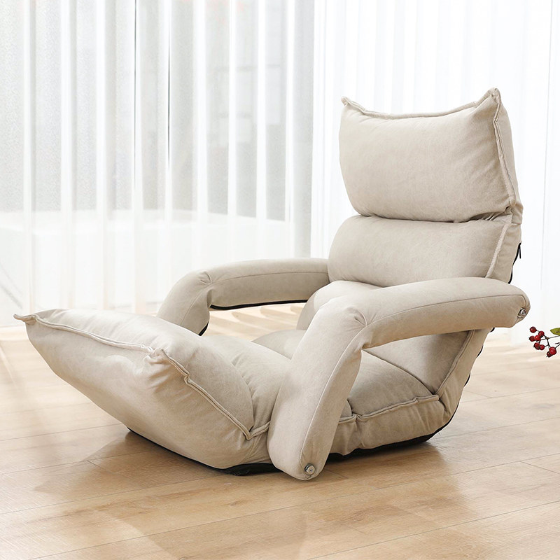 Japanese lazy sofa tatami single person can lie back chair bedroom breastfeeding chair balcony floating window folding chair