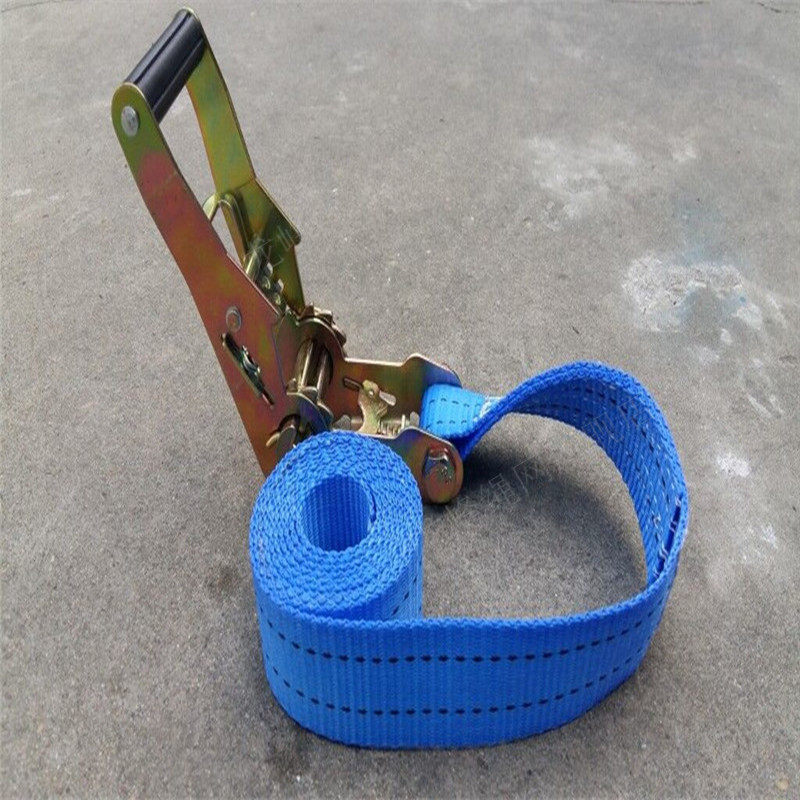 Thickened steel plate heavy-duty 38mm hook-free tensioner cargo strap belt car ratchet tightener