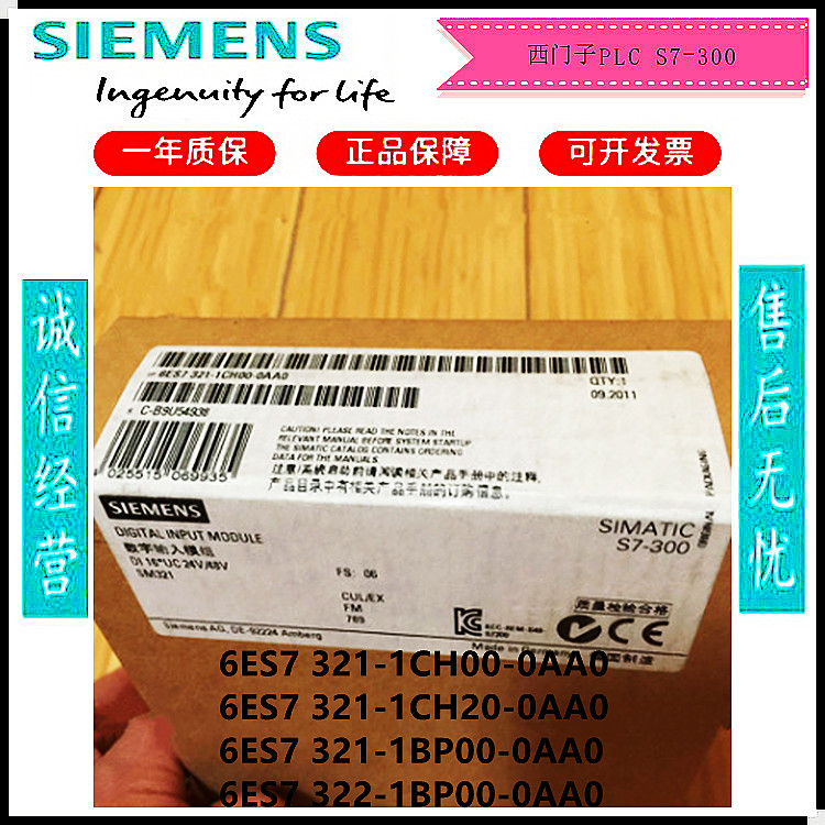 Siemens PLC 6ES7 321-1BH02 1BP00 1CH20-0AA0 1CH20-0AA0 brand new original dress