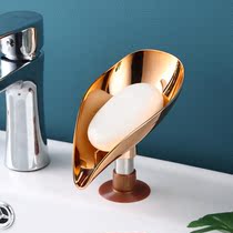 Soap Box Soap Shelve With Suction Cup Wall-mounted Free Creative Drain Shelf Without Stagnant Water Home Containing Deity