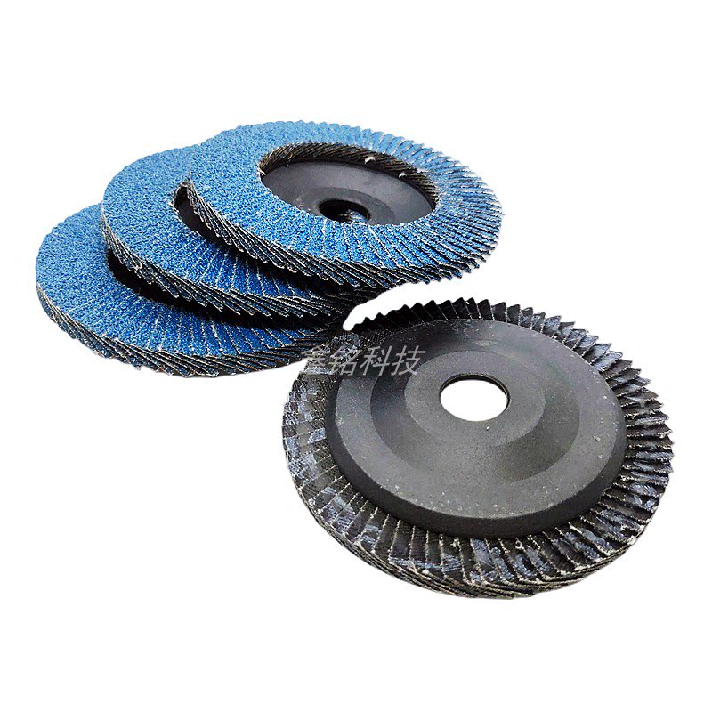Flat grinding wheel shutter polishing wheel corner mill stainless steel woodworking metal polishing sheet