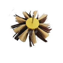 Grinding abrasive cloth wheel sisal emery cloth grinding wheel furniture white stubble primer grinding brush groove line woodworking polishing wheel