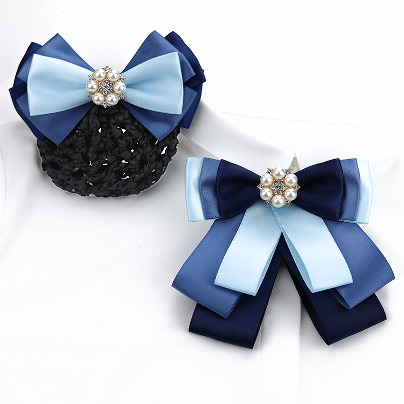 Korean Style Professional Collar Flower Set Bank Postal Work Uniform Tie Women's Uniform Shirt Bow Tie Ribbon Accessories Korean Style Professional Collar Flower Set Bank Postal Work Uniform Tie Women's Uniform Shirt Bow Tie Ribbon Accessories